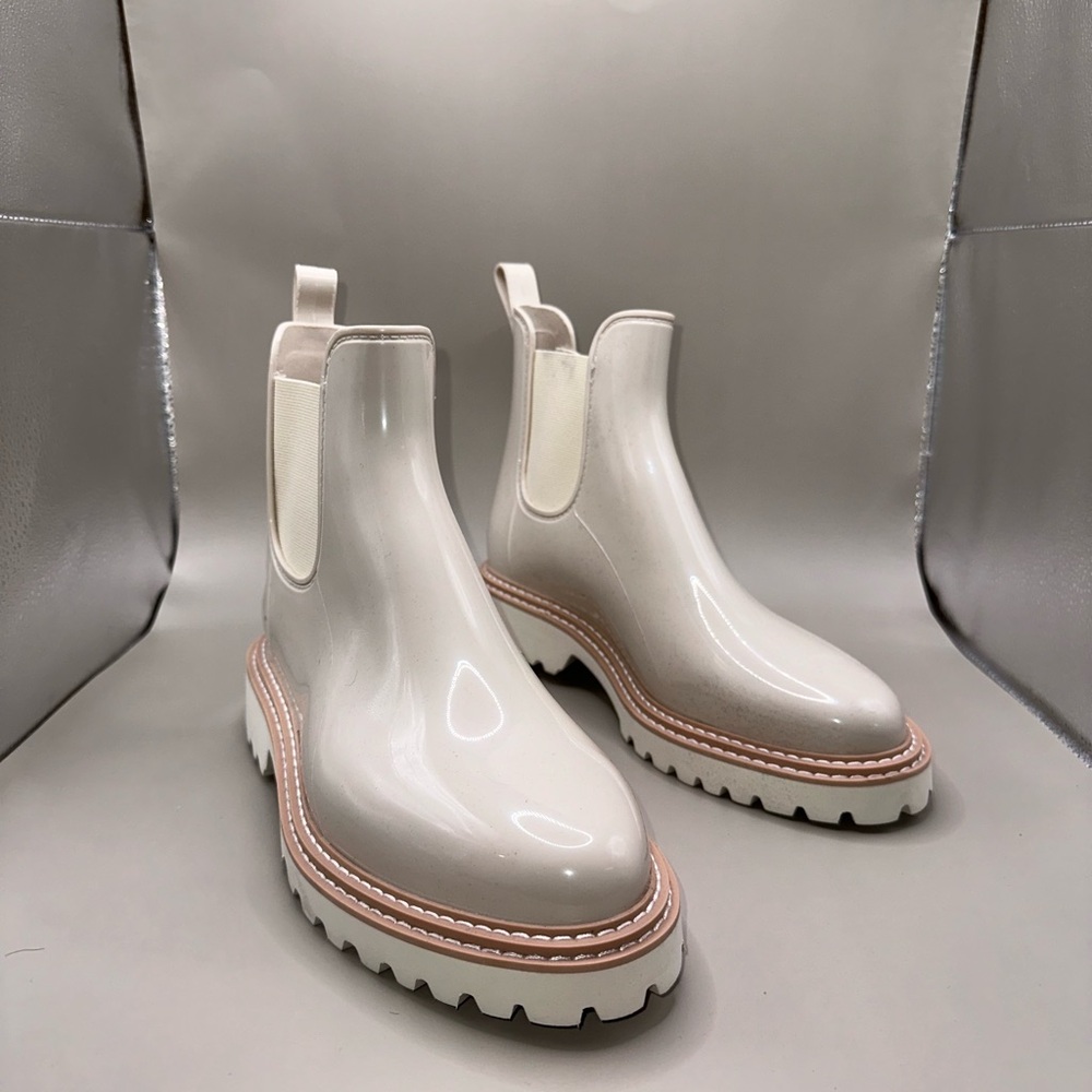 Dolce Vita Stormy Rain Boot in Ivory